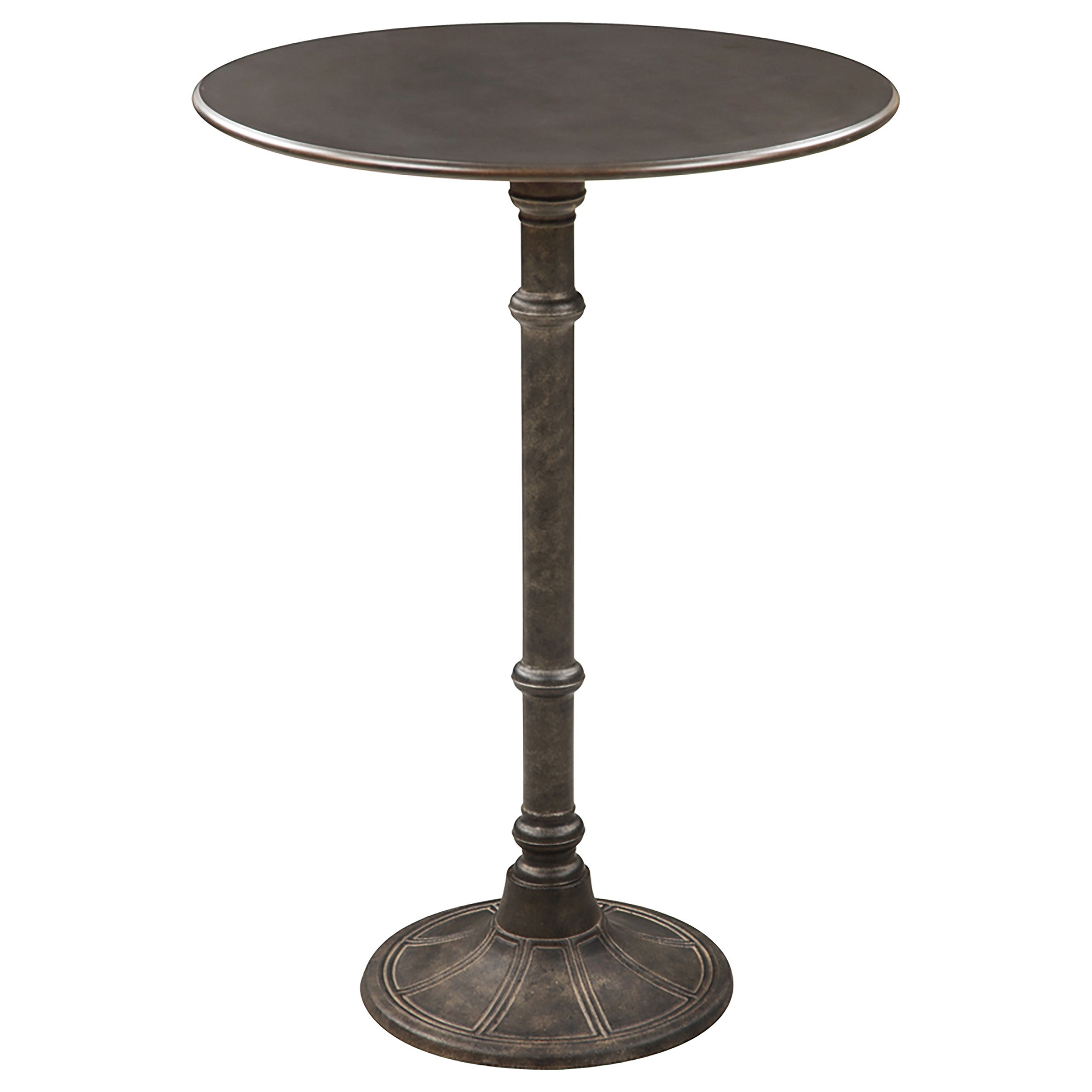 Orleans Furniture - Coaster - Oswego Round 30-inch Pub Height Bistro Bar Table Dark Russet - 100064