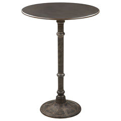 Orleans Furniture - Coaster - Oswego Round 30-inch Pub Height Bistro Bar Table Dark Russet - 100064