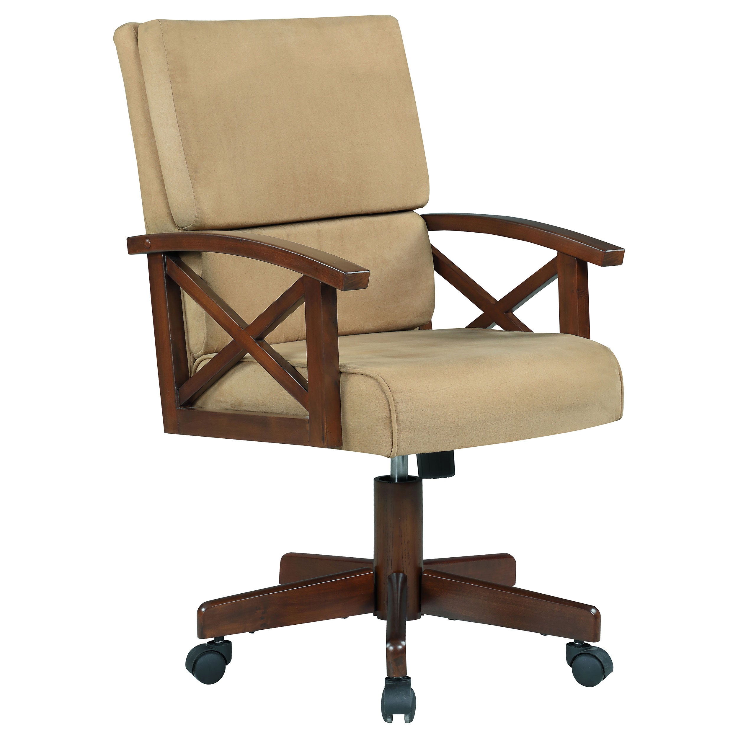 Orleans Furniture - Coaster - Marietta Upholstered Swivel Dining and Game Chair Tobacco - 100172