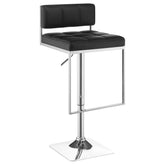 Orleans Furniture - Coaster - Alameda Adjustable Bar Stool Chrome and Black - 100194