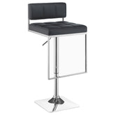 Orleans Furniture - Coaster - Alameda Adjustable Bar Stool Chrome and Grey - 100195