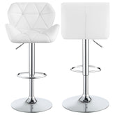 Orleans Furniture - Coaster - Berrington Upholstered Adjustable Bar Stool White (Set of 2) - 100424