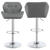 Orleans Furniture - Coaster - Berrington Upholstered Adjustable Bar Stool Grey (Set of 2) - 100426
