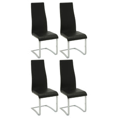 Orleans Furniture - Coaster - Montclair Upholstered Dining Side Chair Black (Set of 4) - 100515BLK