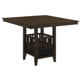 Orleans Furniture - Coaster - Jaden Square 47-inch Counter Height Dining Table Espresso - 100958