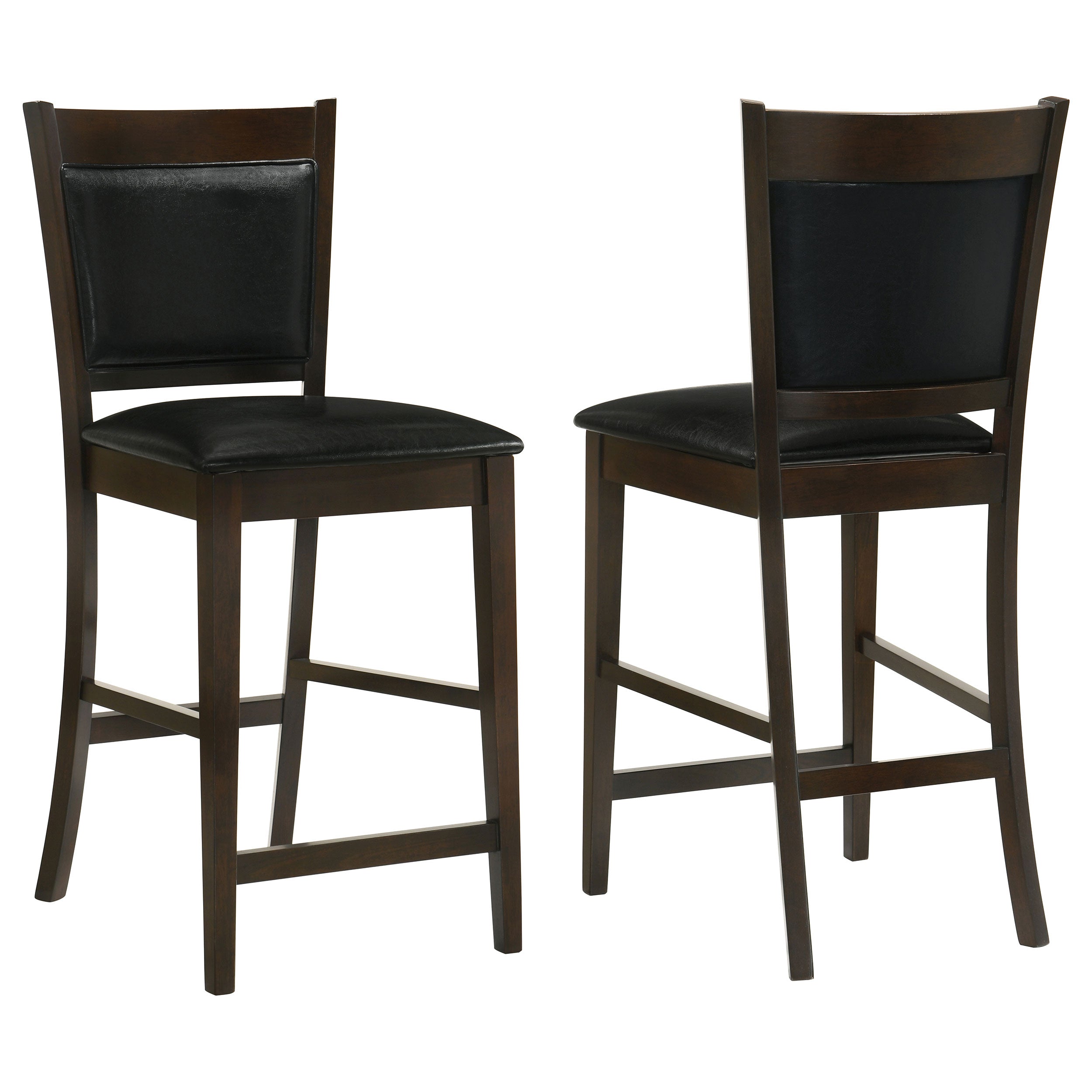Orleans Furniture - Coaster - Jaden Upholstered Counter Chair Espresso (Set of 2) - 100959