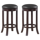 Orleans Furniture - Coaster - Aboushi Backless Swivel Bar Stool Brown (Set of 2) - 101060