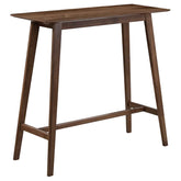 Orleans Furniture - Coaster - Finnick Rectangular 47-inch Pub Height Bar Table Walnut - 101436