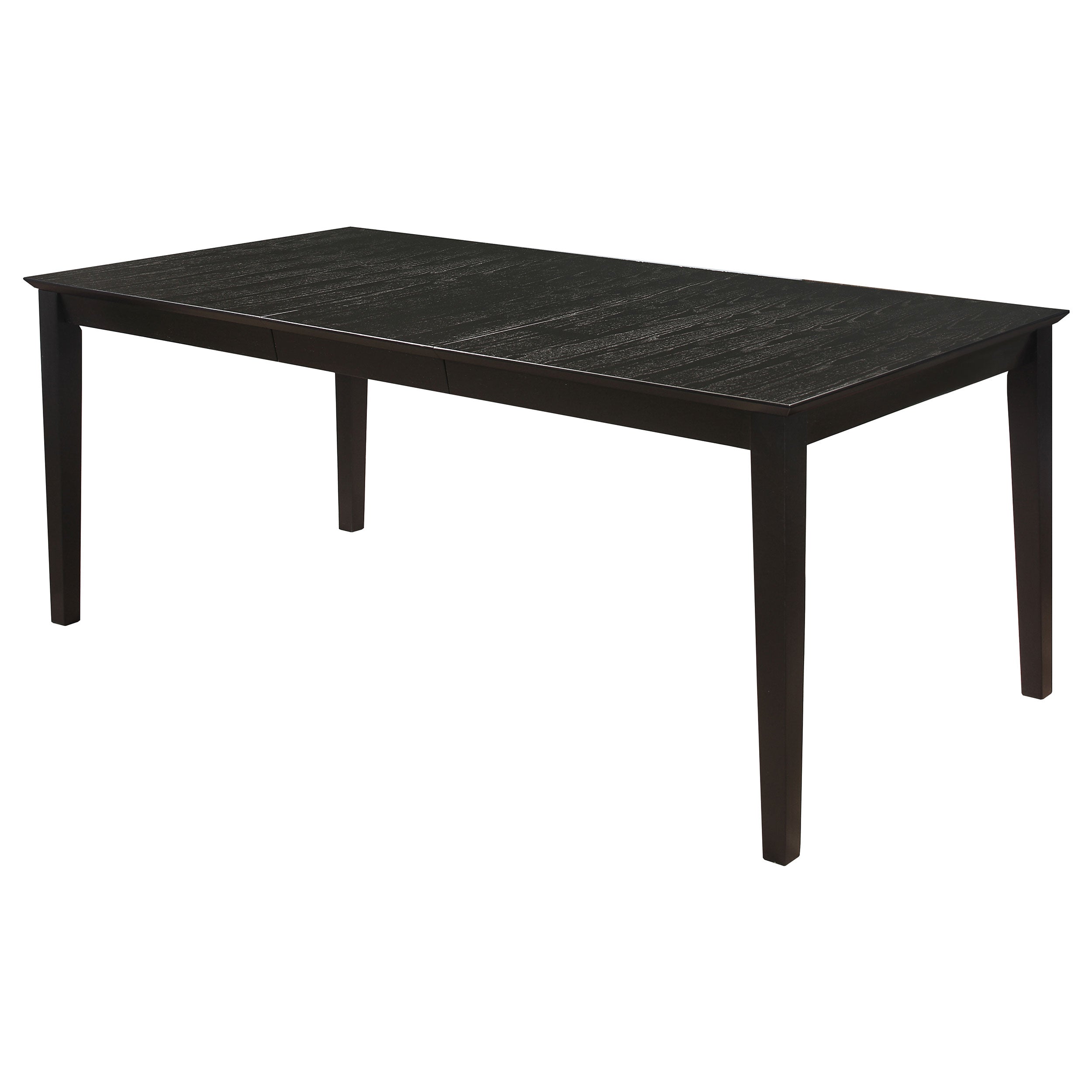 Orleans Furniture - Coaster - Louise Rectangular 78-inch Extension Leaf Dining Table Black - 101561