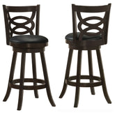 Orleans Furniture - Coaster - Calecita Wood Swivel Bar Stool Cappuccino (Set of 2) - 101930