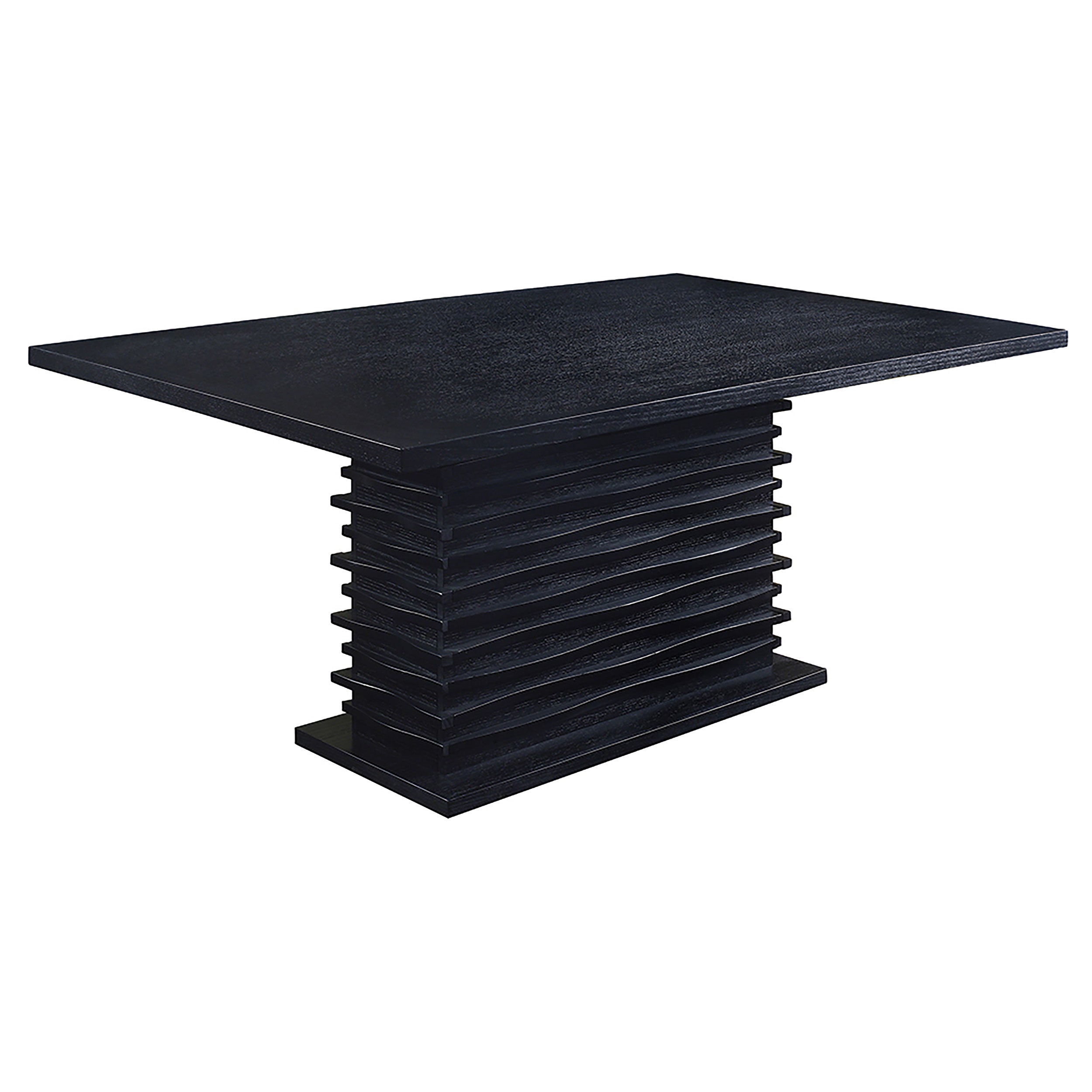 Orleans Furniture - Coaster - Stanton Rectangular 66-inch Dining Table Black - 102061