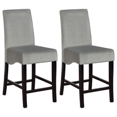 Orleans Furniture - Coaster - Stanton Velvet Upholstered Counter Chair Grey (Set of 2) - 102069GRY