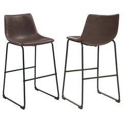 Orleans Furniture - Coaster - Michelle Upholstered Bar Chair Brown (Set of 2) - 102536