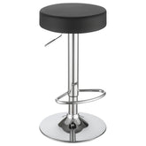 Orleans Furniture - Coaster - Ramses 29-inch Adjustable Bar Stool Chrome and Black - 102558