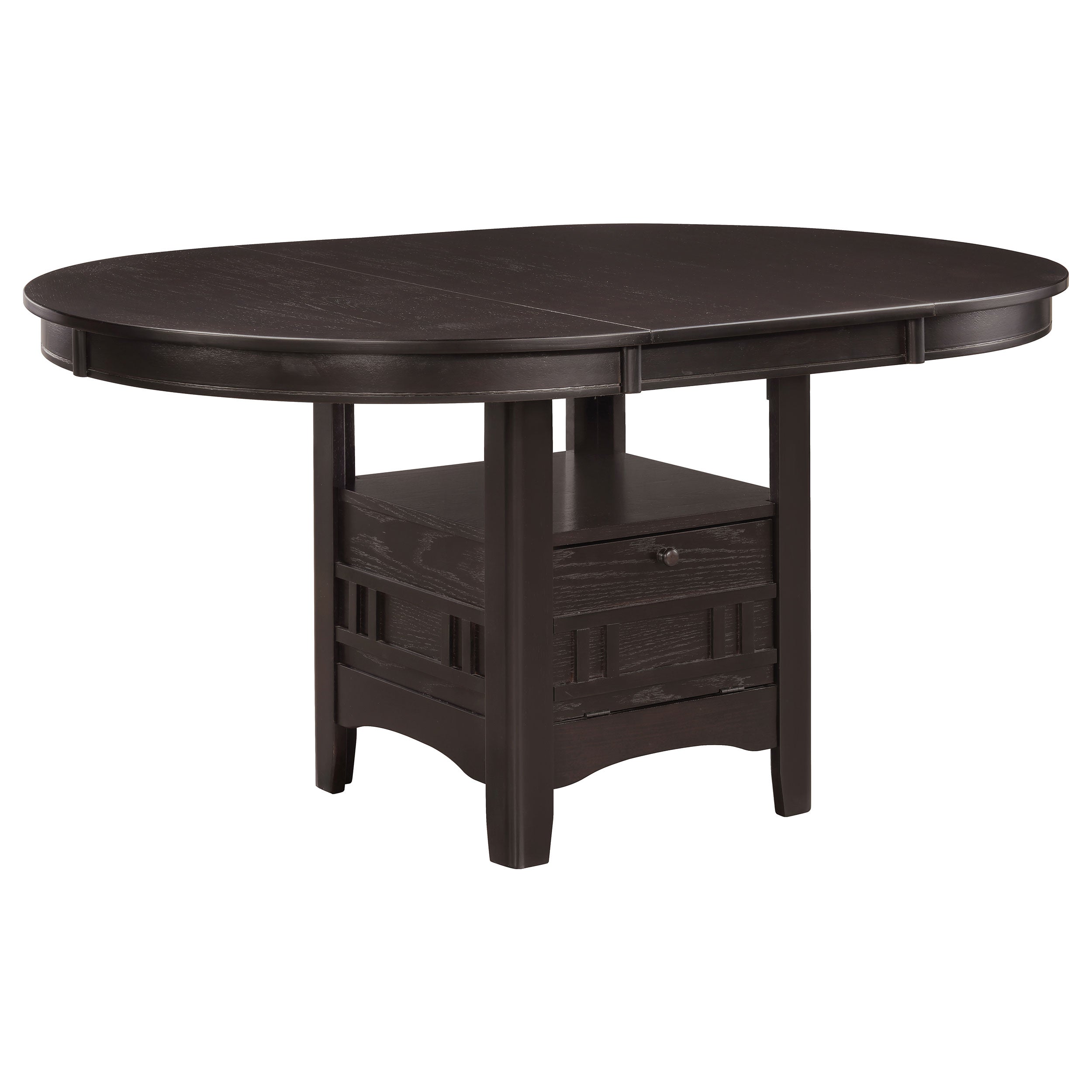 Orleans Furniture - Coaster - Lavon Oval 60-inch Extension Leaf Dining Table Espresso - 102671