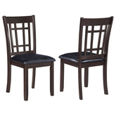 Orleans Furniture - Coaster - Lavon Wood Dining Side Chair Espresso (Set of 2) - 102672