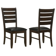 Orleans Furniture - Coaster - Dalila Wood Dining Side Chair Cappuccino (Set of 2) - 102722
