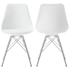 Orleans Furniture - Coaster - Juniper Polypropylene Dining Side Chair White (Set of 2) - 102792