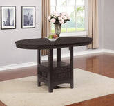 Orleans Furniture - Coaster - Lavon Oval 60-inch Extension Counter Dining Table Espresso - 102888