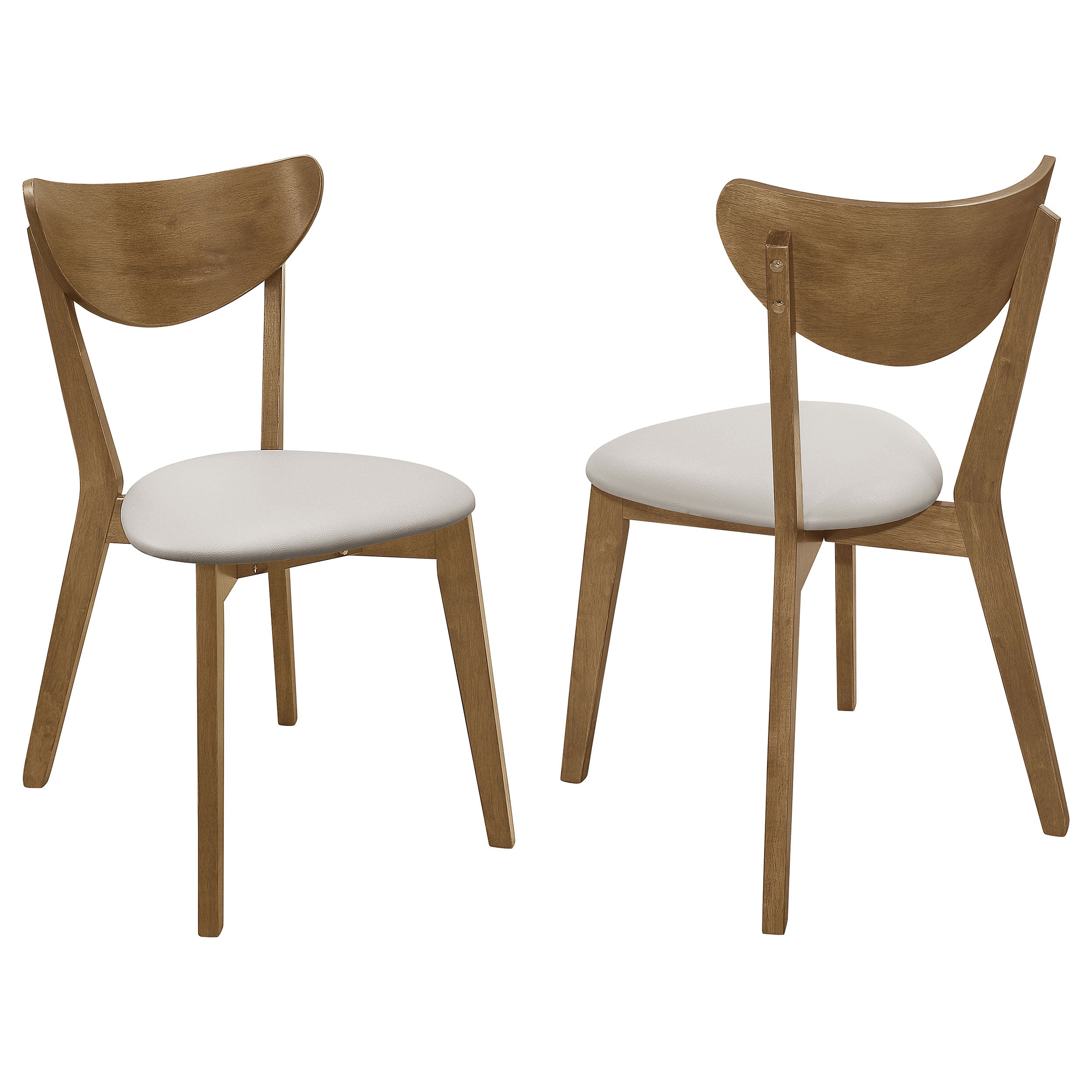 Orleans Furniture - Coaster - Kersey Wood Dining Side Chair Chestnut (Set of 2) - 103062