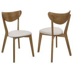 Orleans Furniture - Coaster - Kersey Wood Dining Side Chair Chestnut (Set of 2) - 103062