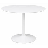 Orleans Furniture - Coaster - Lowry Round 40-inch Wood Top Dining Table White - 105261