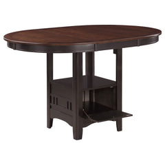 Orleans Furniture - Coaster - Lavon Oval 60-inch Extension Counter Dining Table Chestnut - 105278