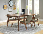 Orleans Furniture - Coaster - Malone 5-piece Rectangular Dining Table Set Dark Walnut - 105351-S5