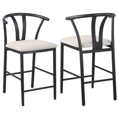 Orleans Furniture - Coaster - Dolman Counter Height Dining Side Chair Beige (Set of 2) - 105539