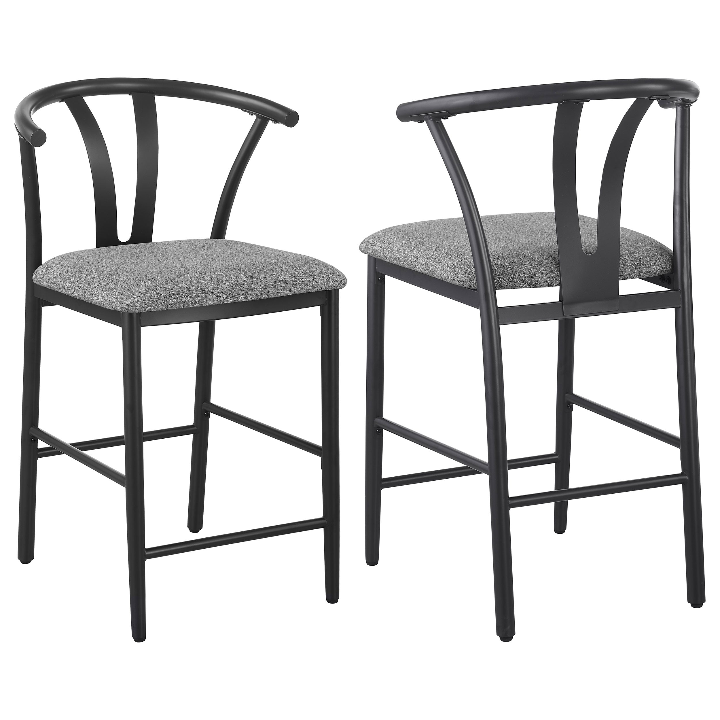 Orleans Furniture - Coaster - Dolman Counter Height Dining Side Chair Grey (Set of 2) - 105549