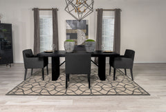 Orleans Furniture - Coaster - Catherine 5-piece Rectangular Dining Table Set Black - 106251-S5