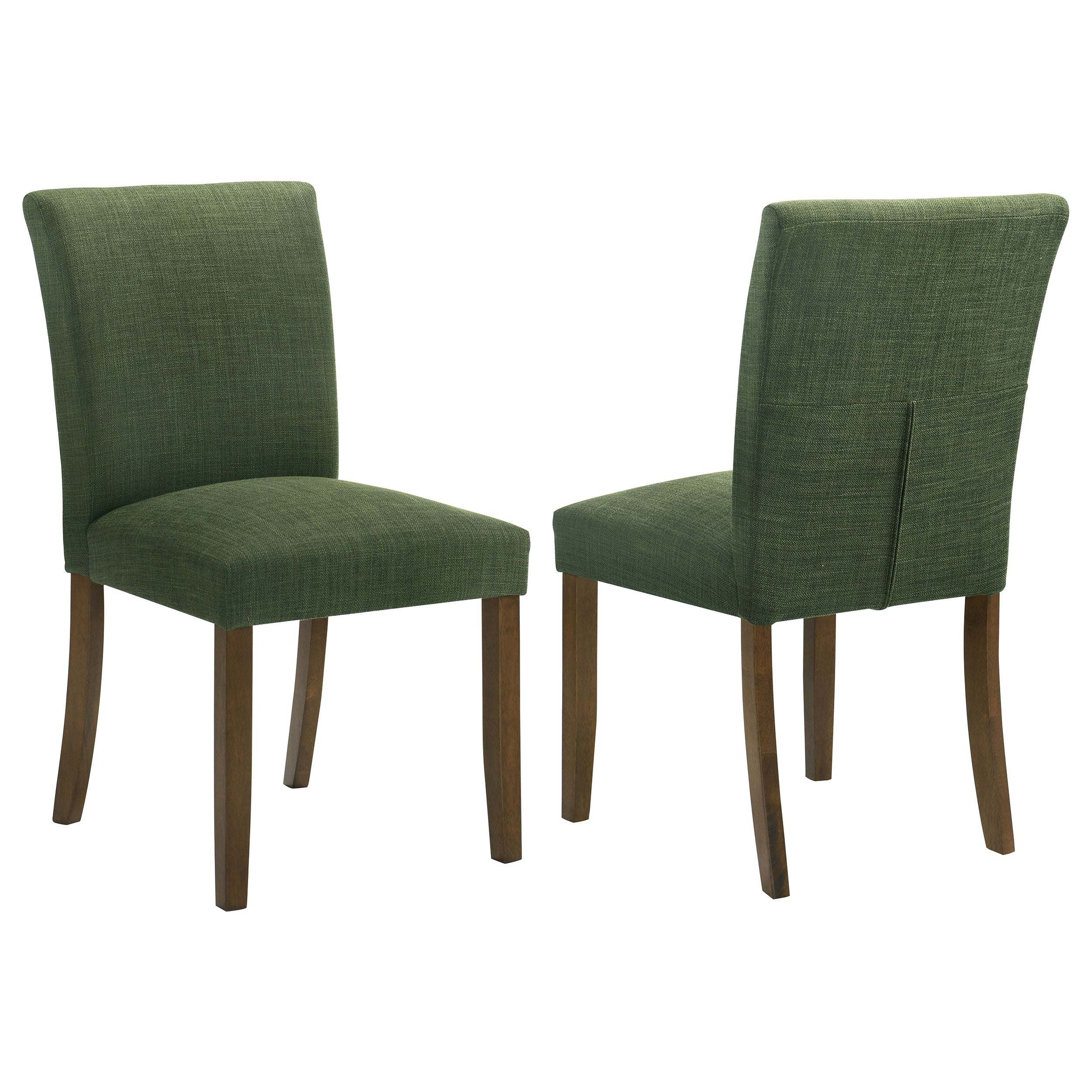 Orleans Furniture - Coaster - Cantley Upholstered Dining Side Chair Green (Set of 2) - 106378