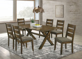 Orleans Furniture - Coaster - Alston 7-piece Rectangular Dining Table Set Knotty Nutmeg - 106381-S7