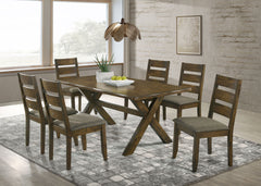 Orleans Furniture - Coaster - Alston 7-piece Rectangular Dining Table Set Knotty Nutmeg - 106381-S7