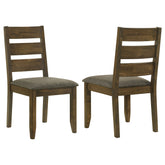 Orleans Furniture - Coaster - Alston Wood Dining Side Chair Knotty Nutmeg (Set of 2) - 106382