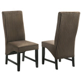 Orleans Furniture - Coaster - Barrand Upholstered Dining Side Chair Chocolate (Set of 2) - 106388