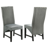 Orleans Furniture - Coaster - Barrand Upholstered Dining Side Chair Grey (Set of 2) - 106389