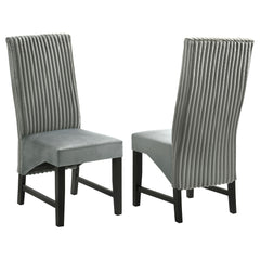 Orleans Furniture - Coaster - Barrand Upholstered Dining Side Chair Grey (Set of 2) - 106389