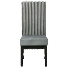 Barrand Upholstered Dining Side Chair Grey (Set of 2)