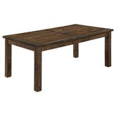 Orleans Furniture - Coaster - Coleman Rectangular 79-inch Dining Table Rustic Golden Brown - 107041