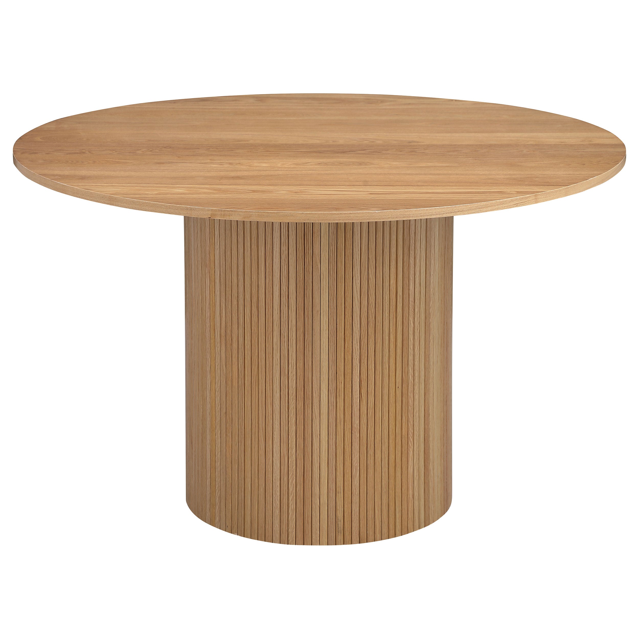 Orleans Furniture - Coaster - Bradbury Round 48-inch Wood Top Dining Table Natural - 107350