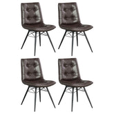 Orleans Furniture - Coaster - Aiken Upholstered Dining Side Chair Brown (Set of 4) - 107853