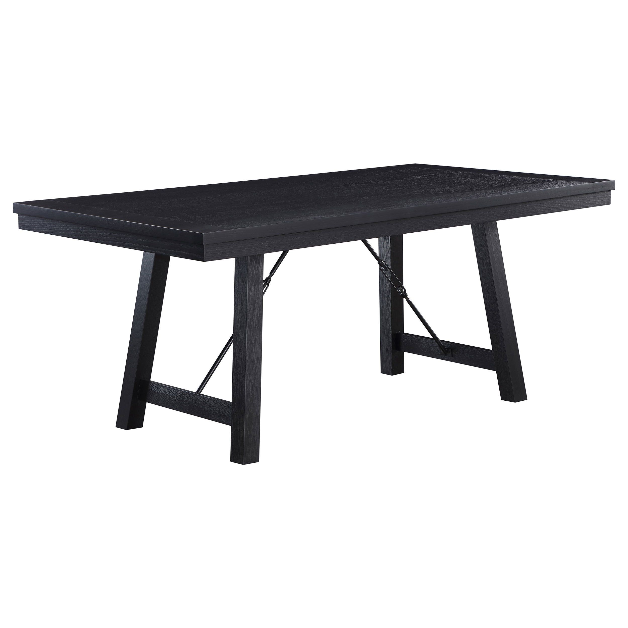Orleans Furniture - Coaster - Newport Rectangular 72-inch Wood Trestle Dining Table Black - 108141