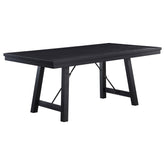 Orleans Furniture - Coaster - Newport Rectangular 72-inch Wood Trestle Dining Table Black - 108141