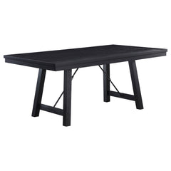 Orleans Furniture - Coaster - Newport Rectangular 72-inch Wood Trestle Dining Table Black - 108141