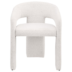 Eudora Boucle Upholstered Dining Side Chair Cream (Set of 2)