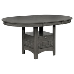 Orleans Furniture - Coaster - Lavon Oval 60-inch Extension Leaf Dining Table Medium Grey - 108211