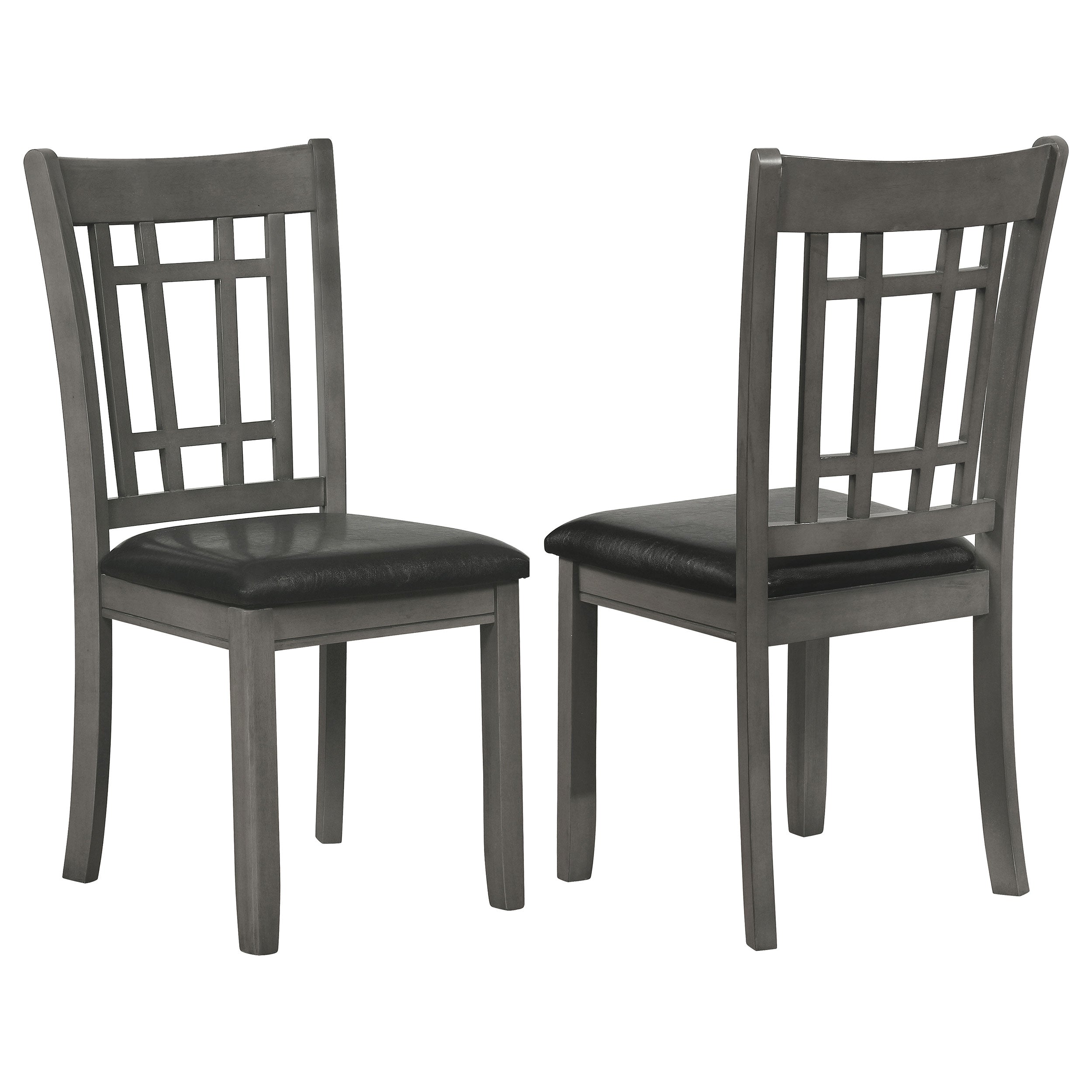Orleans Furniture - Coaster - Lavon Wood Dining Side Chair Medium Grey (Set of 2) - 108212