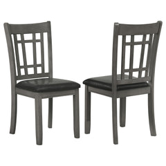 Orleans Furniture - Coaster - Lavon Wood Dining Side Chair Medium Grey (Set of 2) - 108212