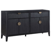 Orleans Furniture - Coaster - Brookmead 4-door Sideboard Buffet Storage Cabinet Black - 108235